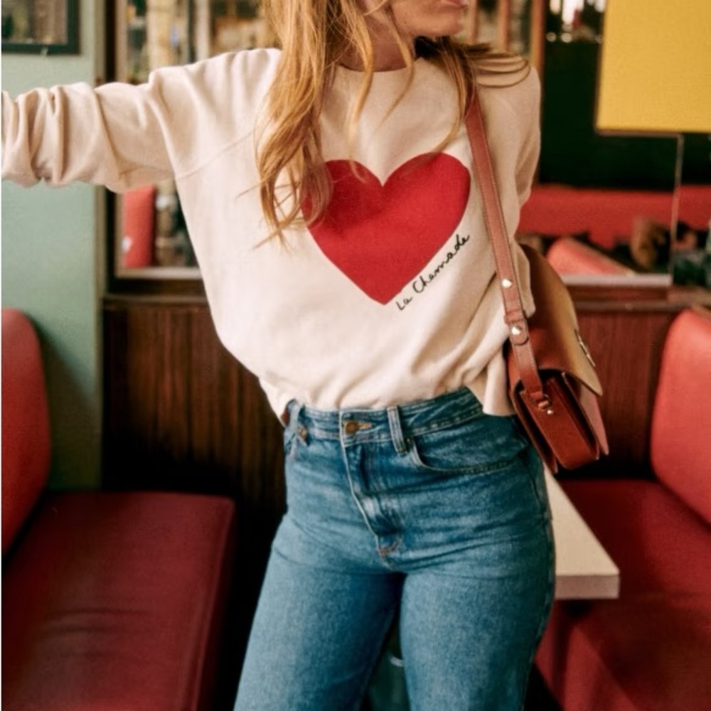 Sezane La Chamade Sweatshirt M